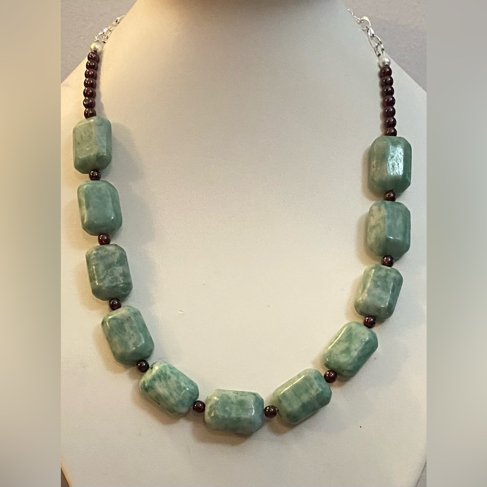 Jasper & Garnet necklace NEW